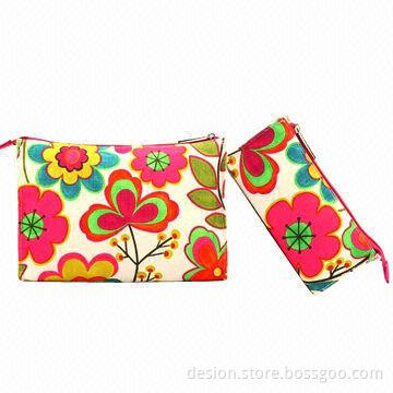 Printed lady bag, customized designs & logos accepted, OEM orders are welcome, made of PU leather